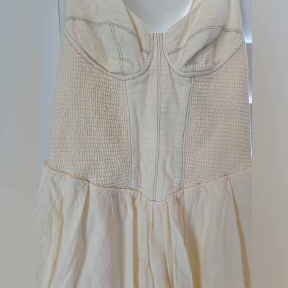 Free People Delilah Romper Dress in Cream - XS - Picture 6 of 9